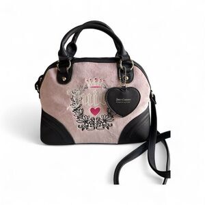 Juicy Couture Dusty Blush Dome Satchel Bag Gold Hardware New With Tags